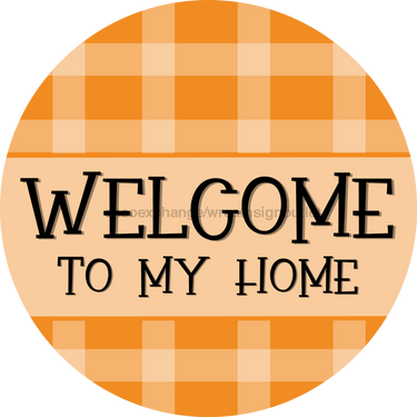 Fall Sign, Welcome Sign, DCO-00566, Sign For Wreath, 10